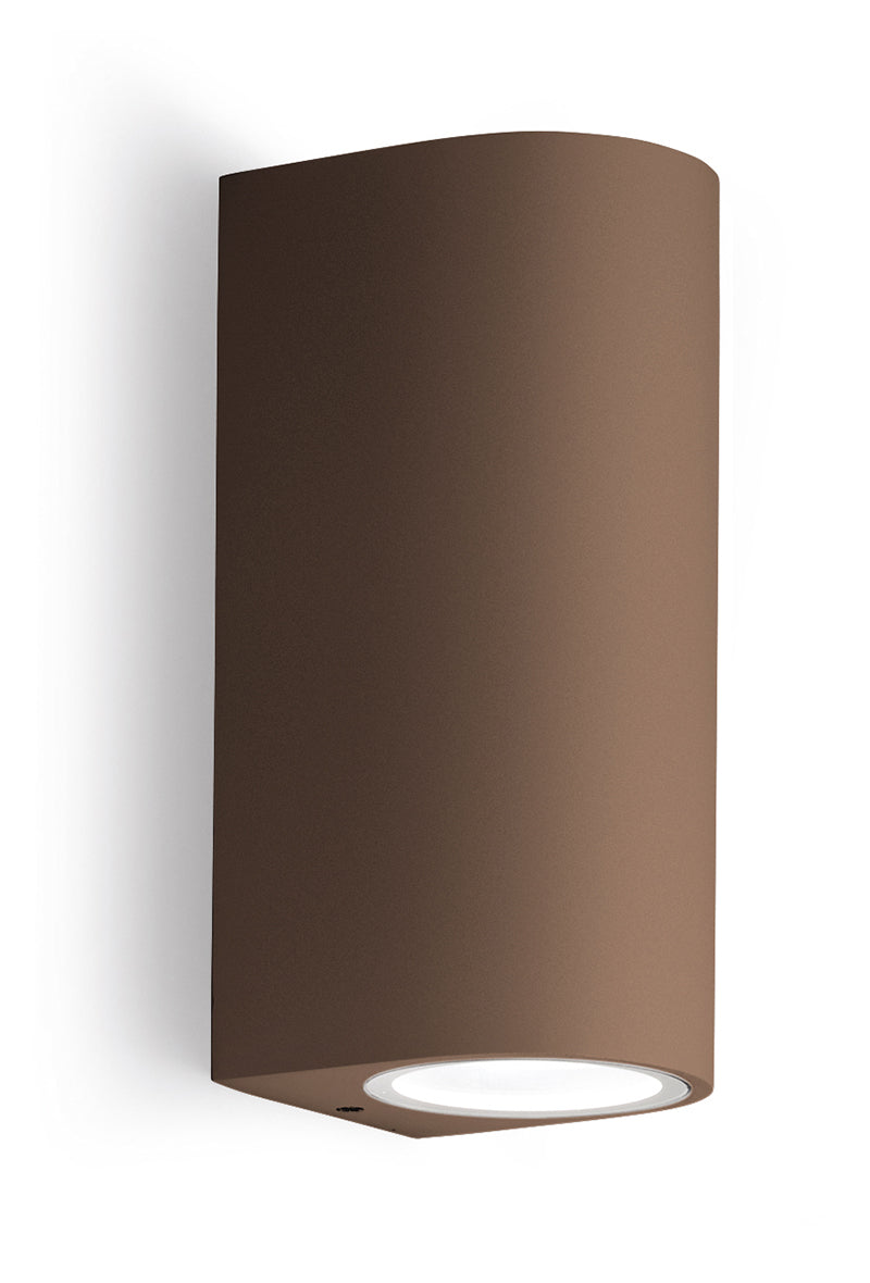 GEALUCE Applique cilindro in alluminio bianco-antracite-marrone IP44 1-2XGU10 non incl. GEALUCE Applique cilindro in alluminio bianco-antracite-marrone IP44 1-2XGU10 non incl.